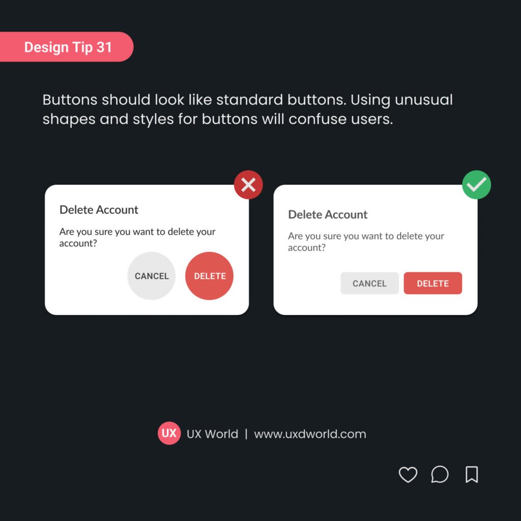 Design Tip 31 - Button Design Guidelines